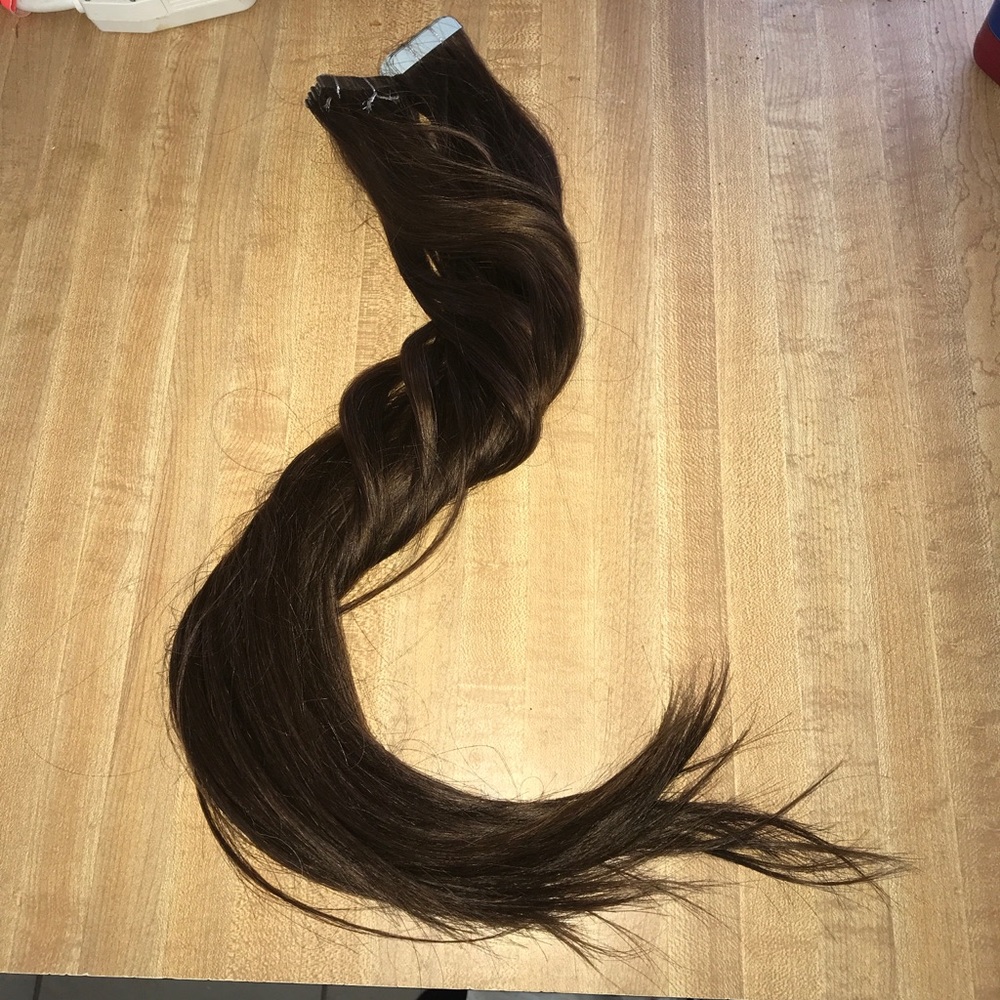 Bombshell tape in hair extensions